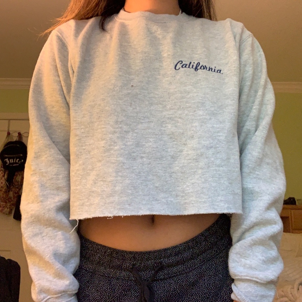 Brandy Melville “California” cropped sweater